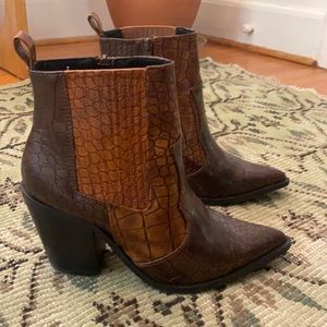 ASOS Western Cowboy Chelsea Boots
